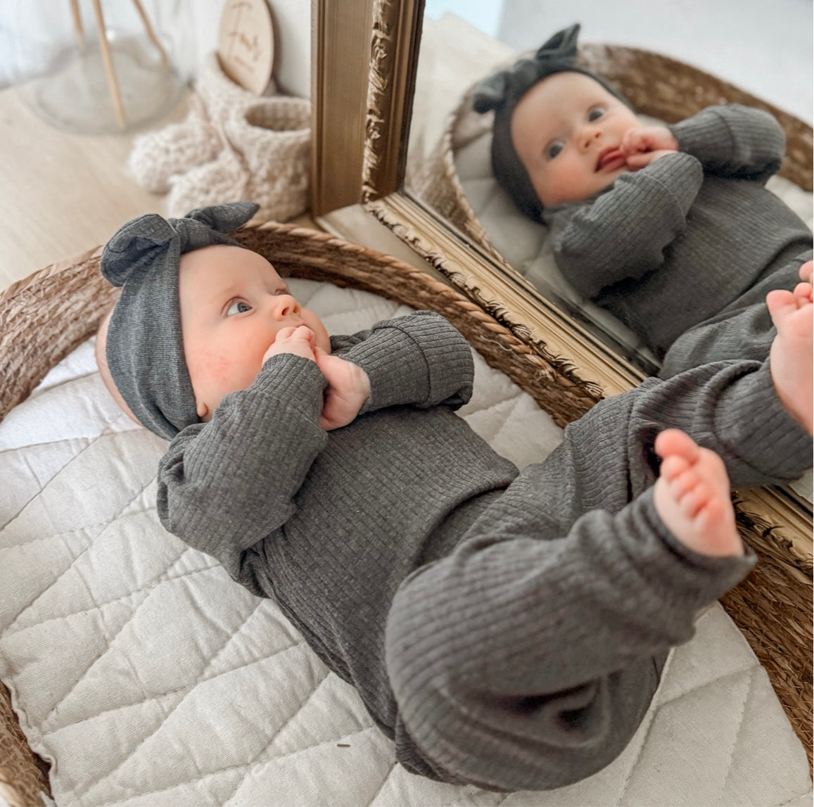 The Orly Loungewear Set - Charcoal