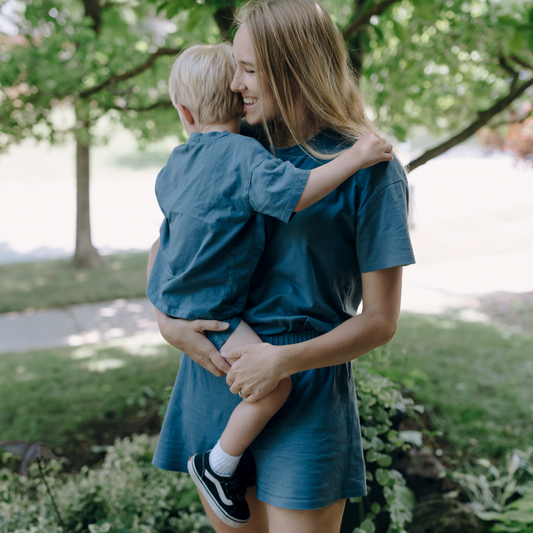 The Paros Short Set Adult - Mediterranean Blue