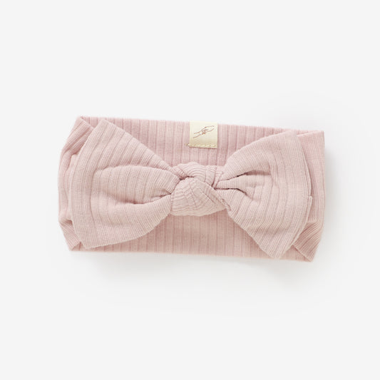 The Orly Bow Headband - Blush