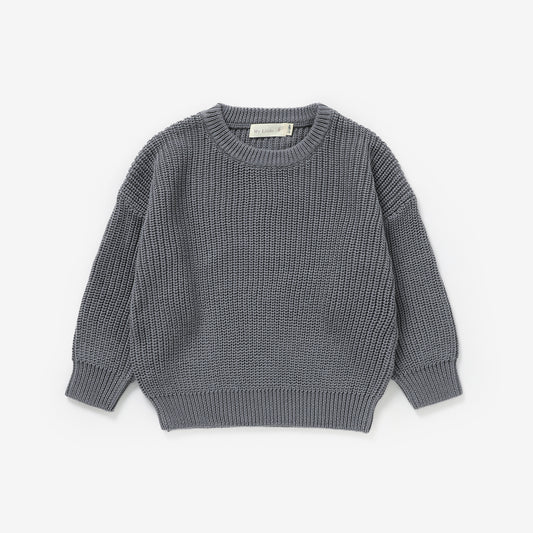 The Sutton Knit Sweater - Graphite