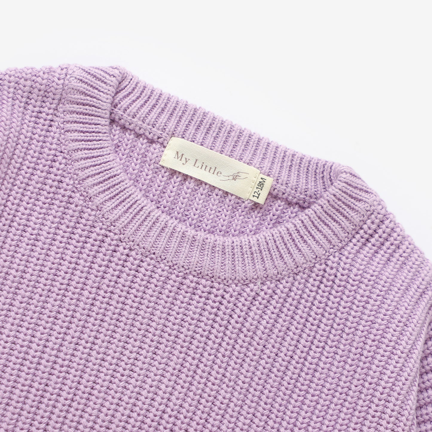 The Sutton Knit Sweater - Lavender