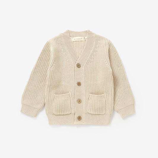 The Aran Cardigan - Cream