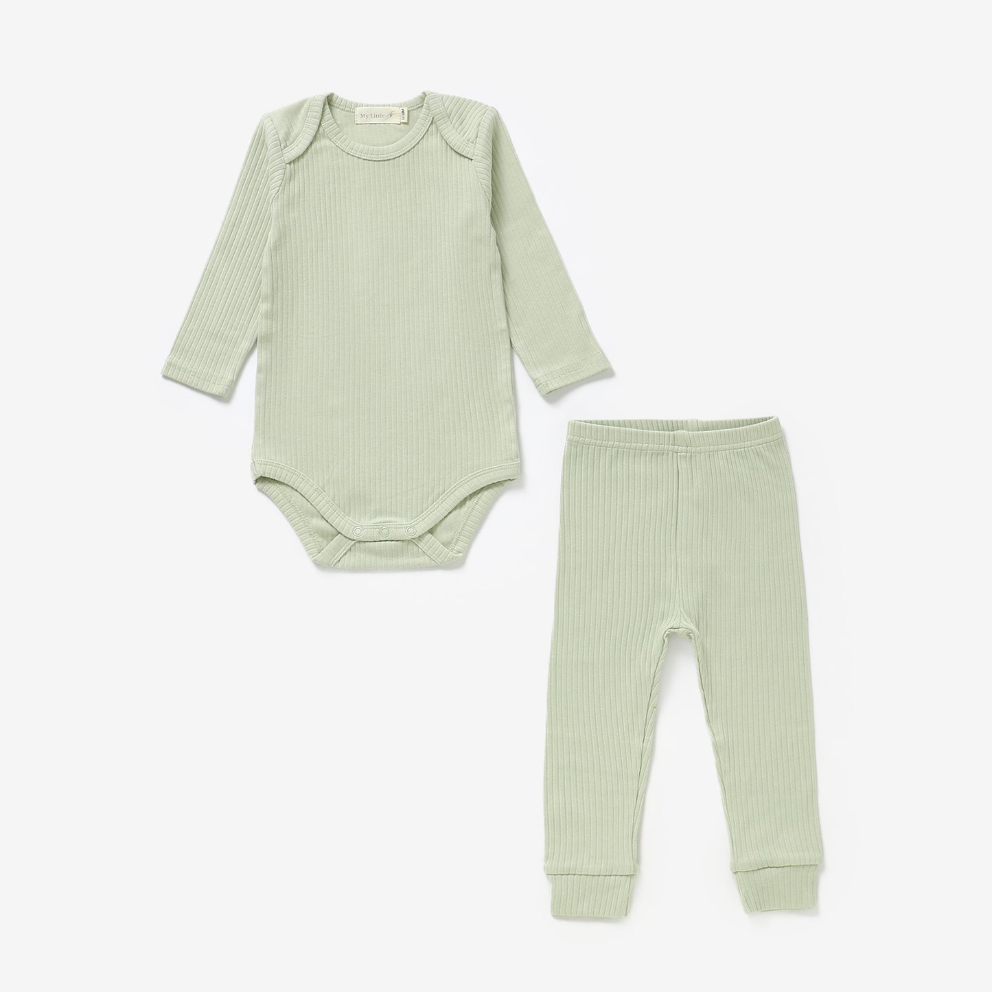 The Orly Bodysuit Set - Pistachio