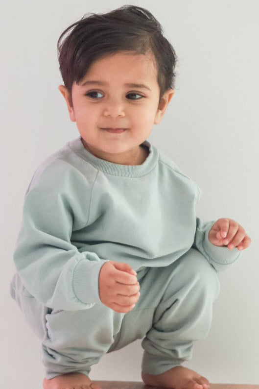 The Rue Jogger Set - Seafoam