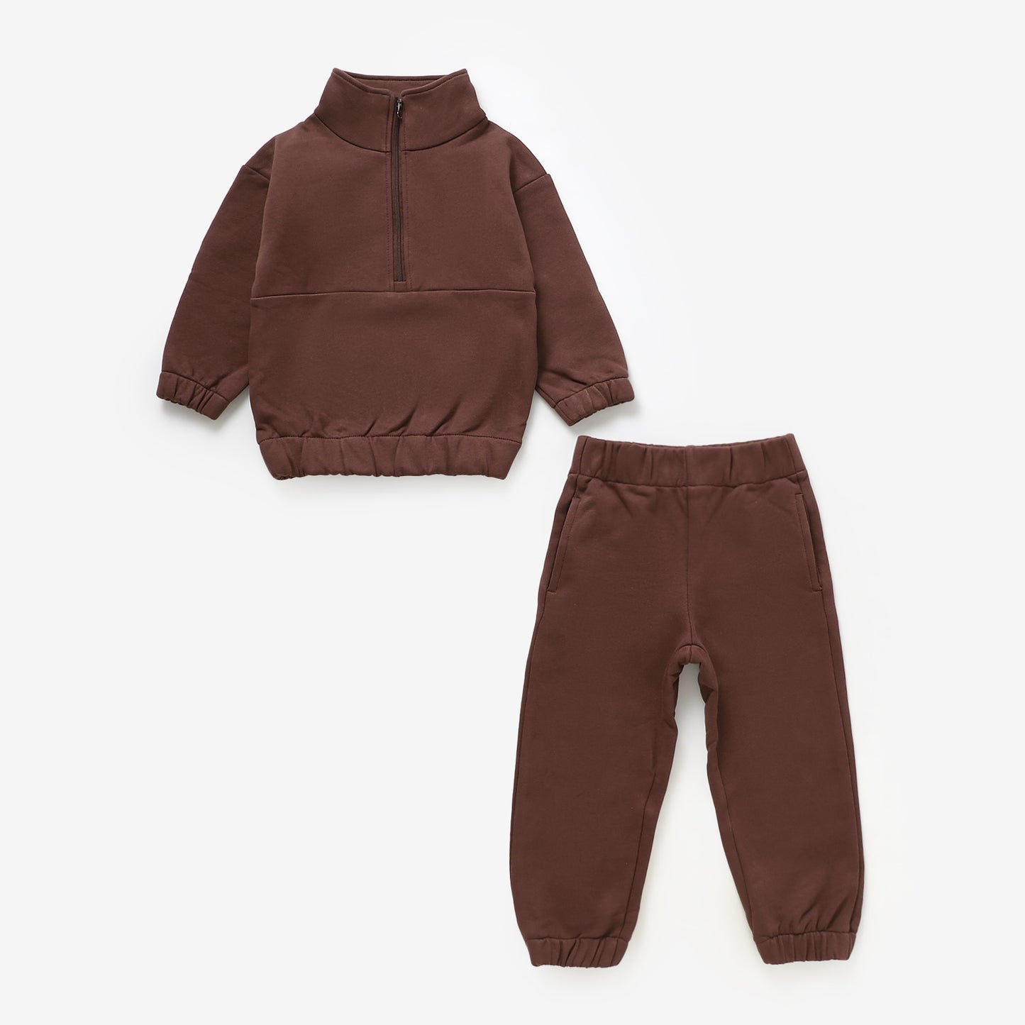 The Tallinn Half-Zip Set - French Roast