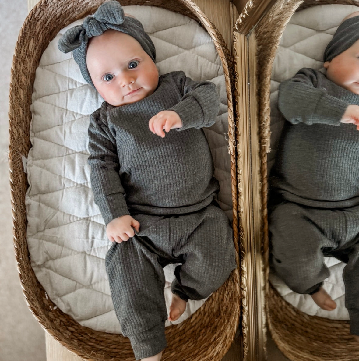 The Orly Loungewear Set - Charcoal