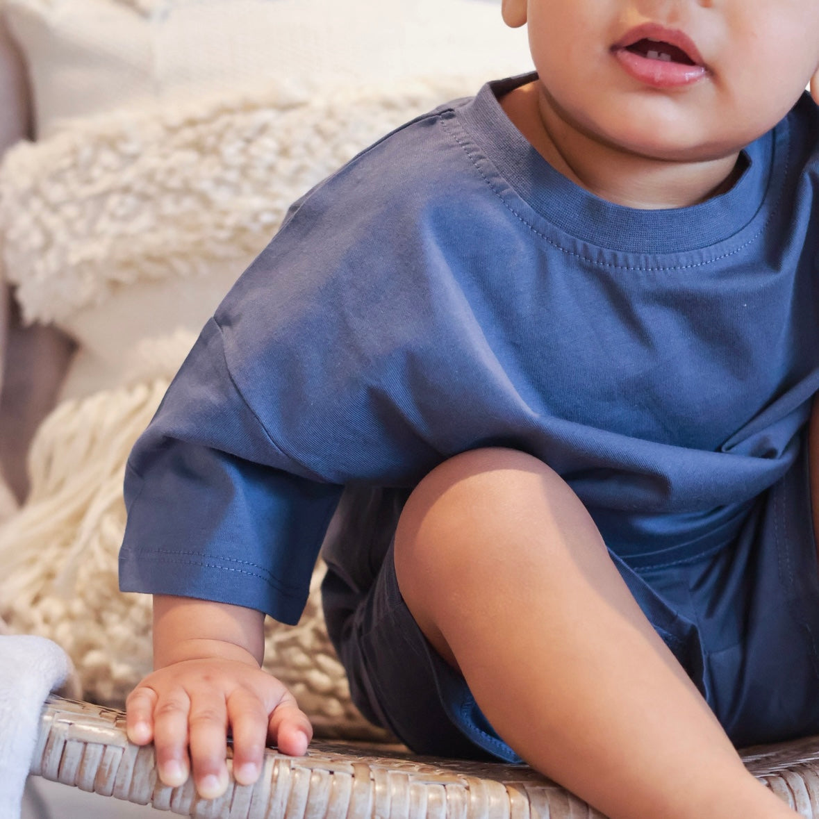 The Paros Short Set - Mediterranean Blue