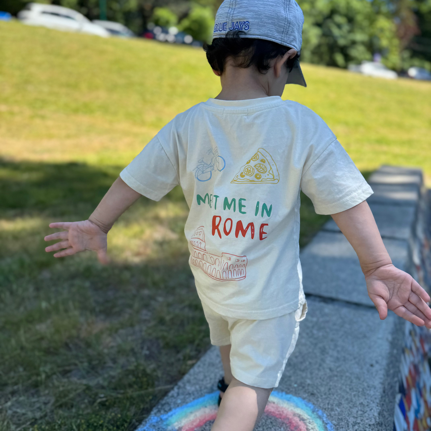 Meet Me In Rome Short Set