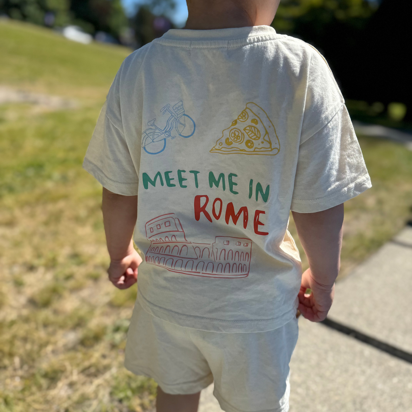 Meet Me In Rome Short Set