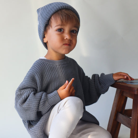 The Sutton Knit Sweater - Graphite