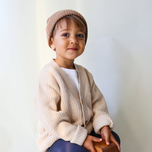 The Aran Cardigan - Cream