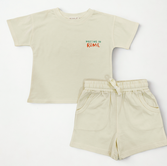 Meet Me In Rome Short Set