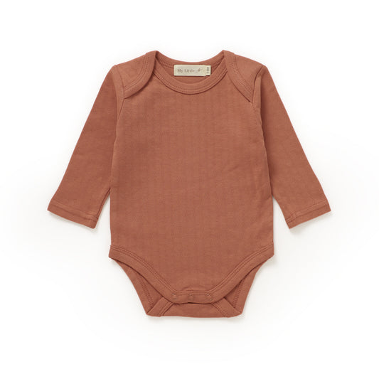 The Rennes Bodysuit - Terracotta