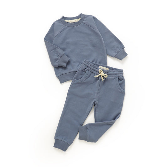 The Rue Jogger Set - Mediterranean Blue