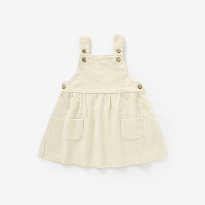 The Bristol Corduroy Dress - Cream