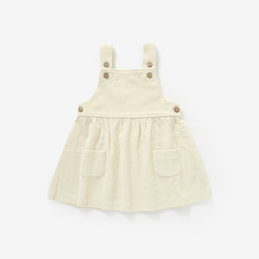 The Bristol Corduroy Dress - Cream