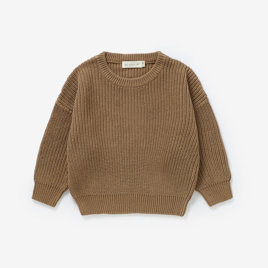 The Sutton Knit Sweater - Cappuccino
