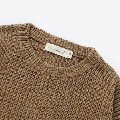The Sutton Knit Sweater - Cappuccino
