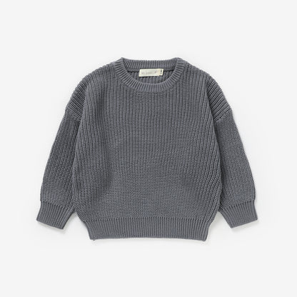 The Sutton Knit Sweater - Graphite