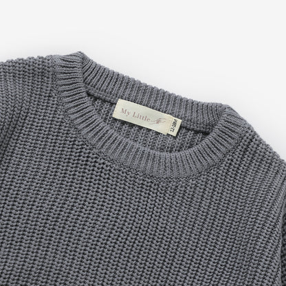 The Sutton Knit Sweater - Graphite