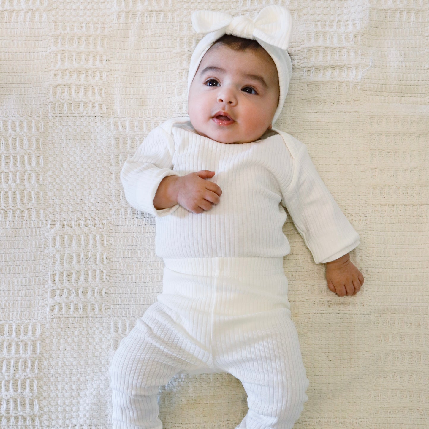The Orly Bodysuit Set - White