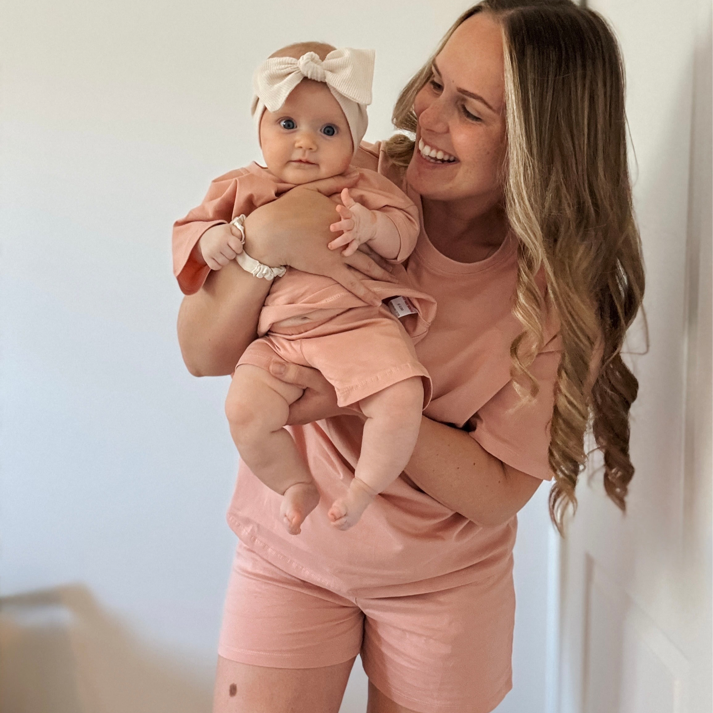 The Paros Short Set Adult - Peony Pink