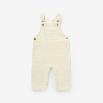 The Edin Corduroy Overalls - Cream