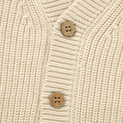 The Aran Cardigan - Cream