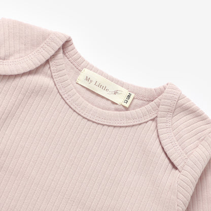 The Orly Bodysuit Set - Blush