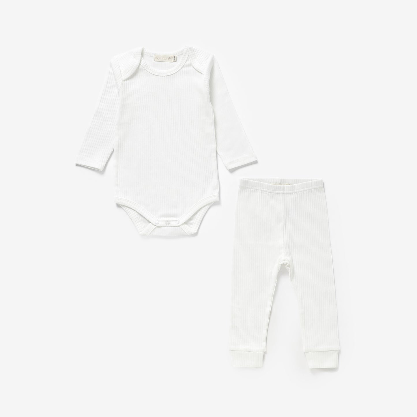 The Orly Bodysuit Set - White