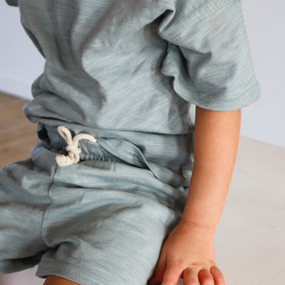 The Abbey Short Set - Eucalyptus
