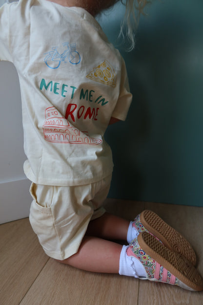 Meet Me In Rome Short Set
