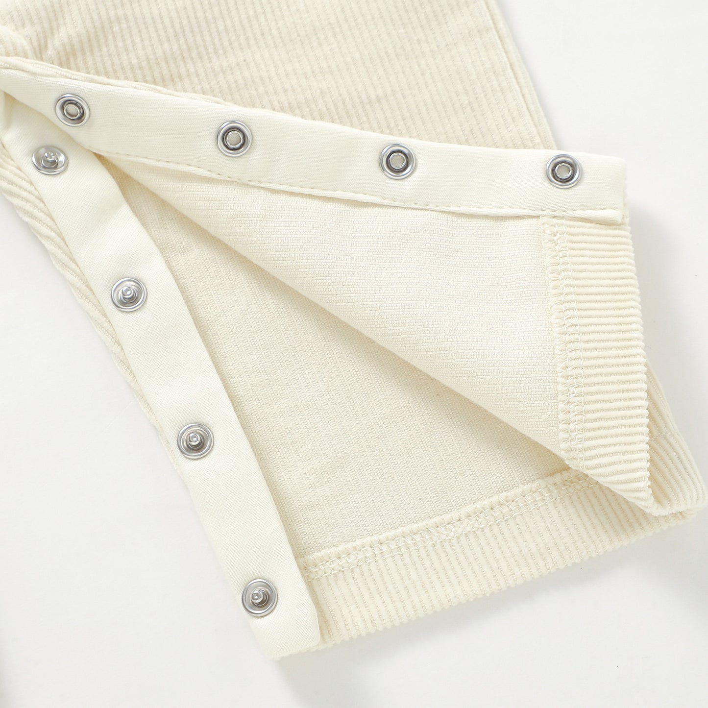 The Edin Corduroy Overalls - Cream