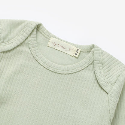 The Orly Bodysuit Set - Pistachio