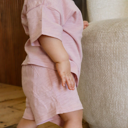 The Abbey Short Set - Petal