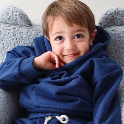 The London Hoodie Set - Crown Blue