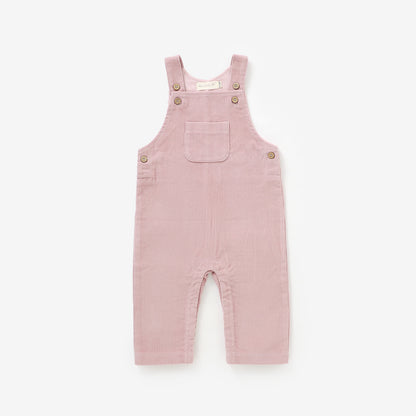 The Edin Corduroy Overalls - Berry Pink