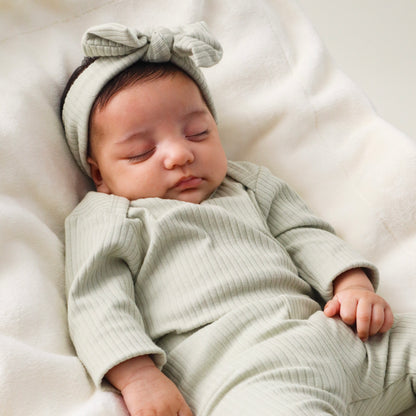 The Orly Bodysuit Set - Pistachio