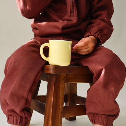 The Tallinn Half-Zip Set - French Roast