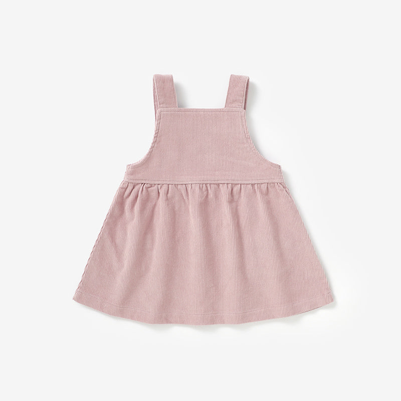 The Bristol Corduroy Dress - Berry Pink