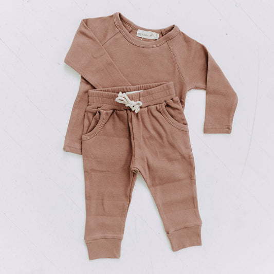 The Malo Loungewear Set - Pomegranate