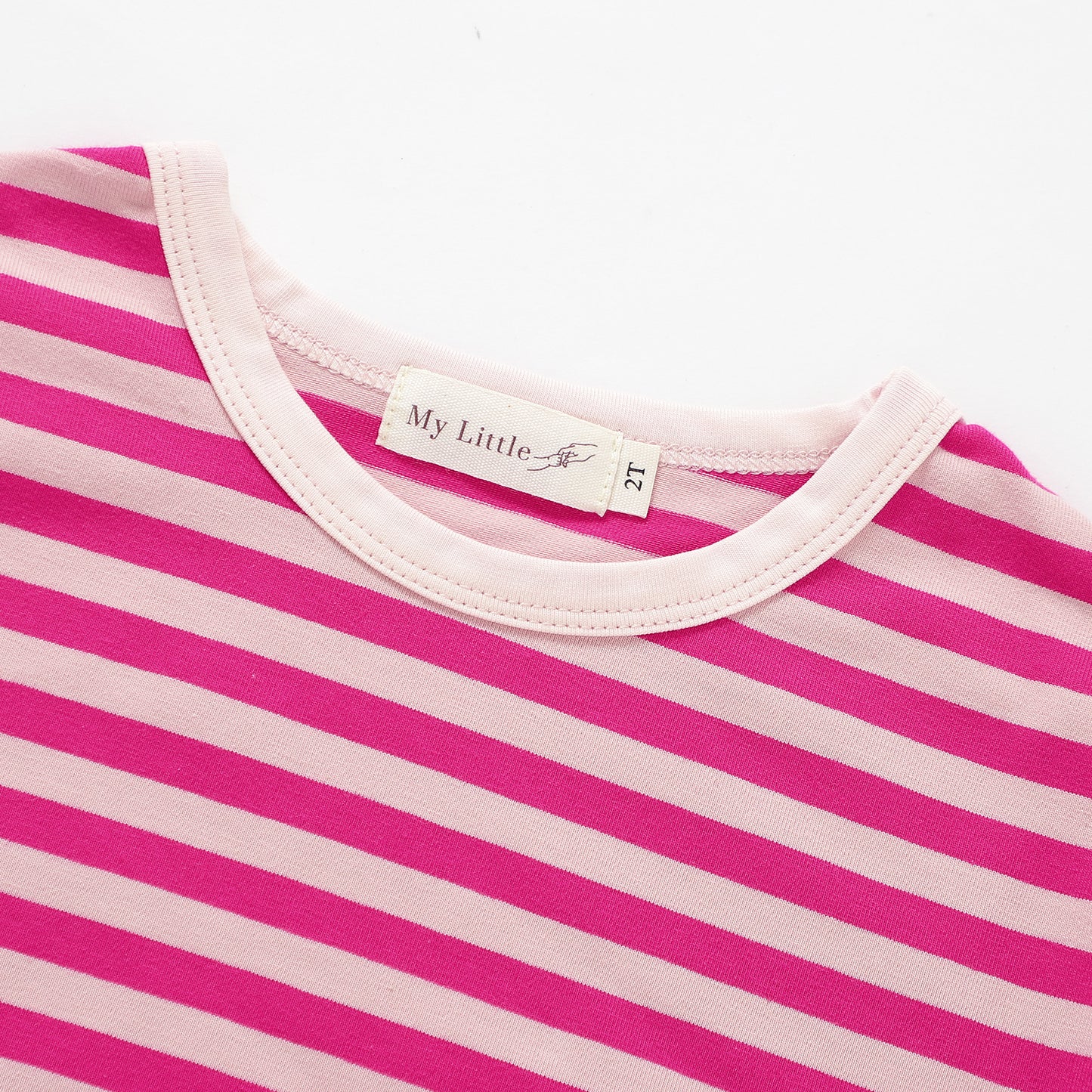 The Amalfi Striped Short Set - Positano Pink