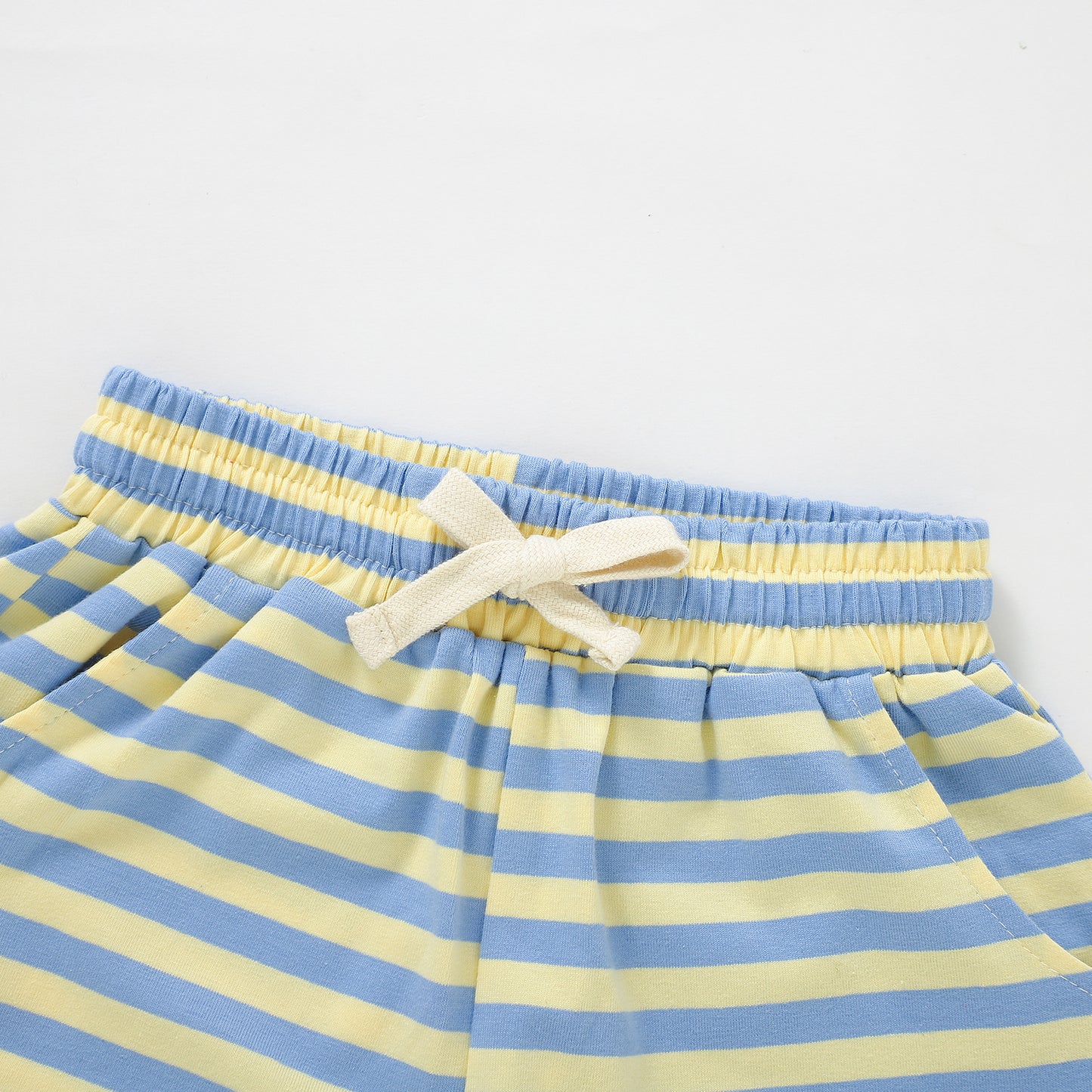 The Amalfi Striped Short Set - Limone
