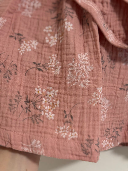 Floral Print Muslin Dress- Size 3-6 months - Oopsie Bin Item FINAL SALE