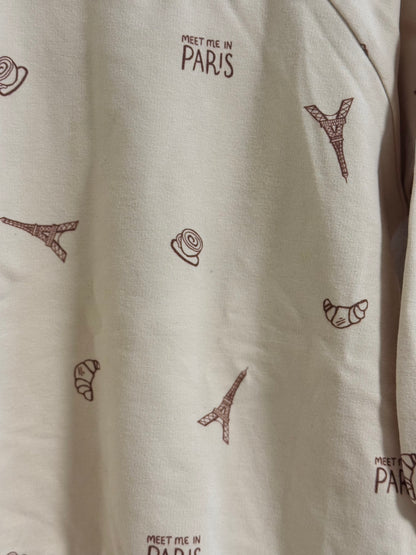 Meet me in Paris Printed Jogger Set - Size 2 T - Oopsie Bin Item FINAL SALE