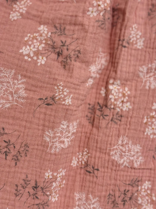 Floral Print Muslin Dress- Size 5 T - Oopsie Bin Item FINAL SALE