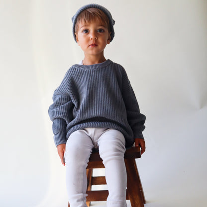 The Sutton Knit Sweater - Graphite