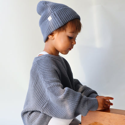 The Sutton Knit Sweater - Graphite