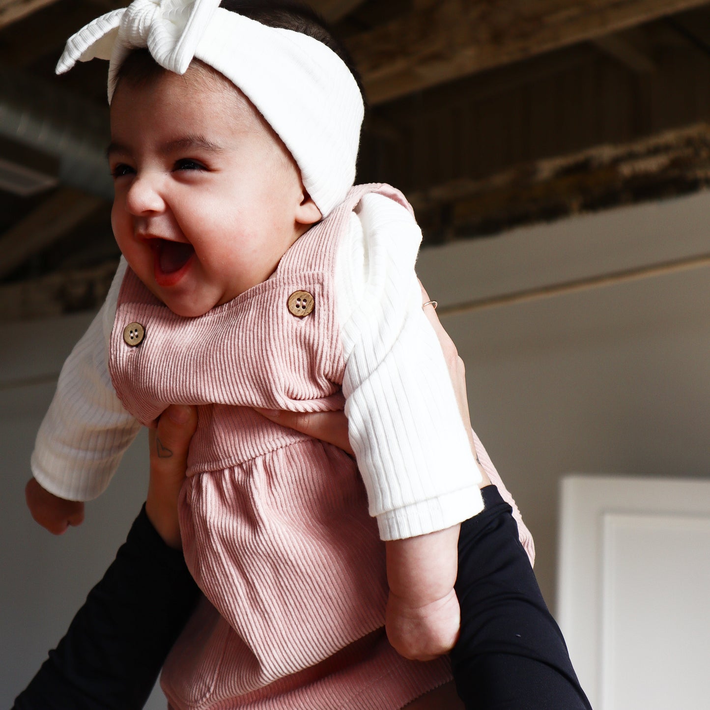 The Bristol Corduroy Dress - Berry Pink