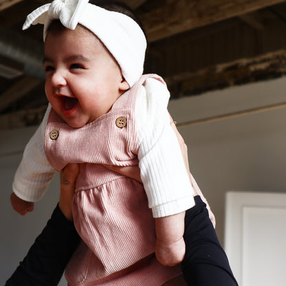The Bristol Corduroy Dress - Berry Pink